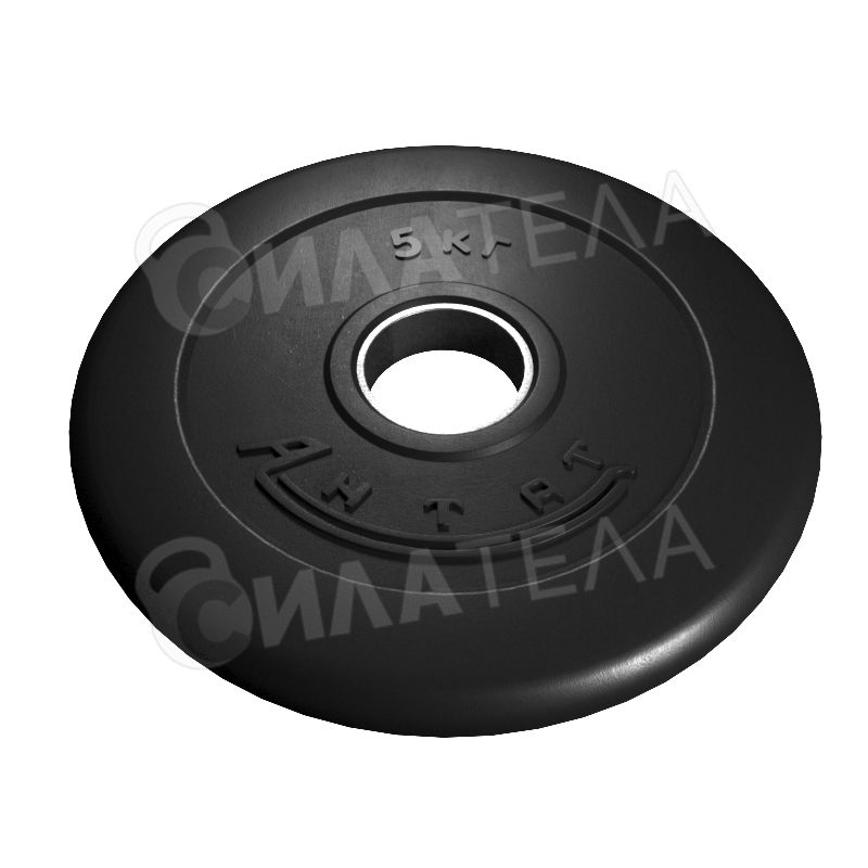 Диск Антат Ø 51 мм черный, обрезиненный 5 кг